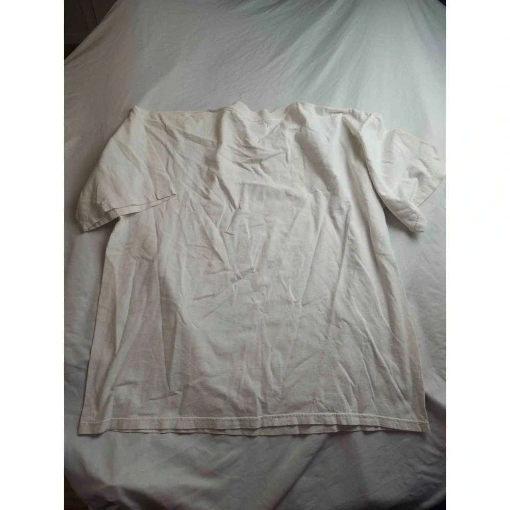 Brooklyn Brewery Shirt Mens Size 2XL White Graphic Print Pennant Ale '55‎ Casual